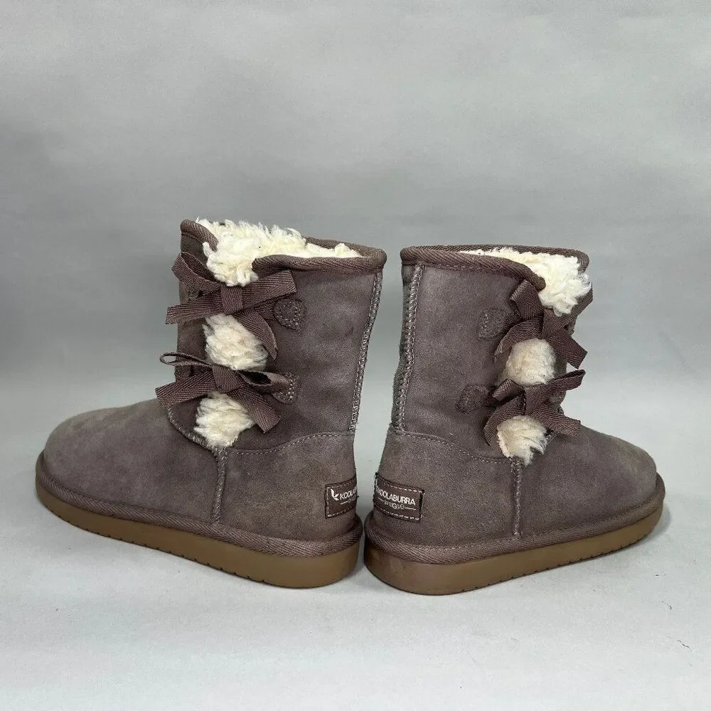 Koolaburra‎ By UGG Girl's Size 4 Victoria Short Suede Winter Boots